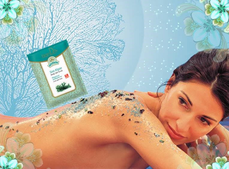 Tělová sůl_Spa_Mořské řasy s ženou